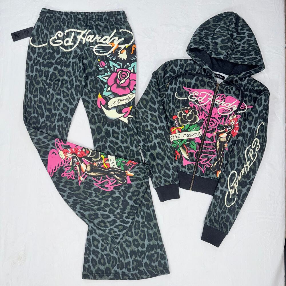 Ed Hardy Tracksuit (Size S)